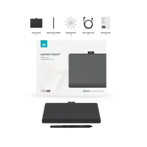 Графічний планшет Huion 6.3"x3,9" Inspiroy Frego S, BT, USB-C, чорний (L-310) UA