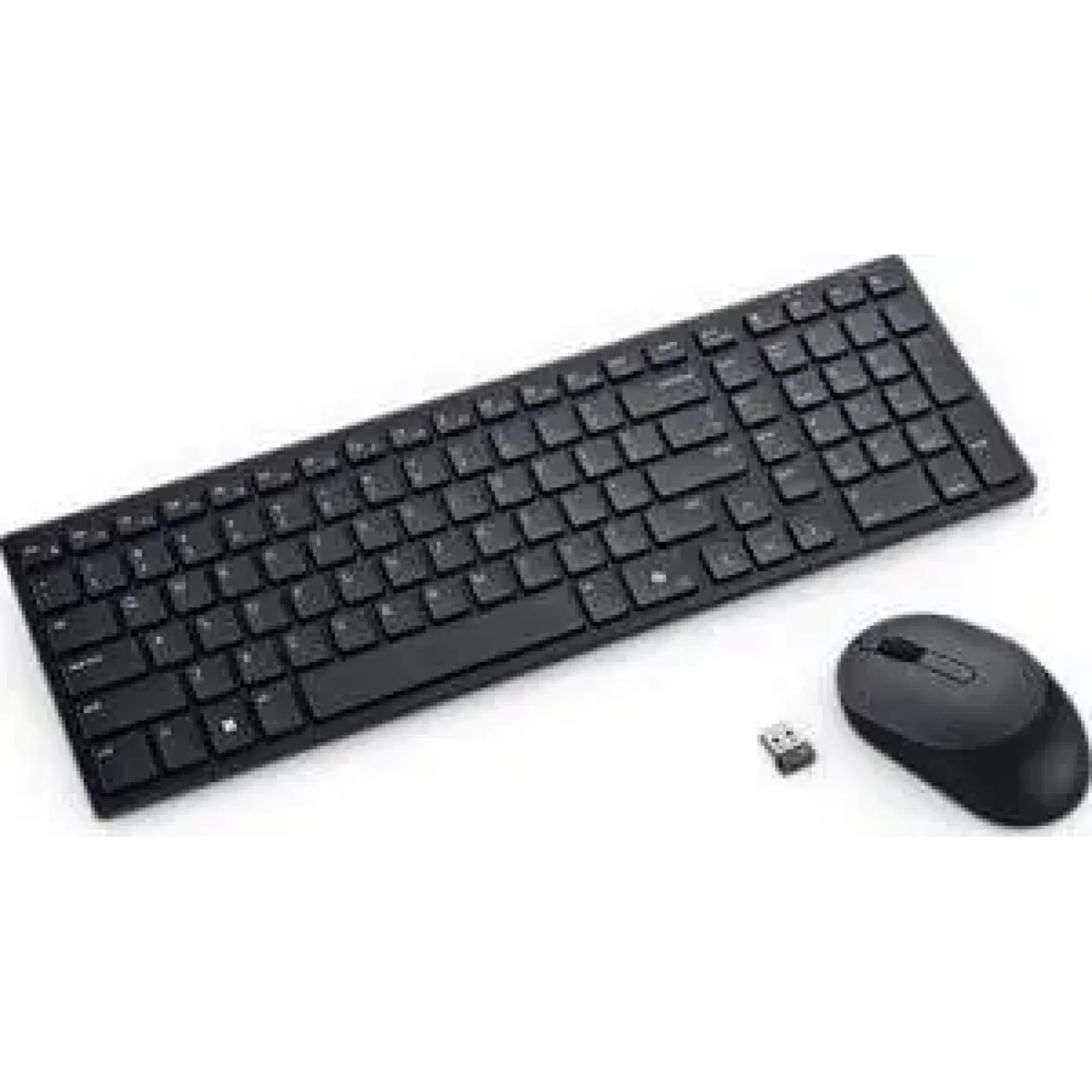 Клавіатура Dell Pro Compact Silent Keyboard and Mouse - KM555 - Ukrainian (580-BBWJ) UA
