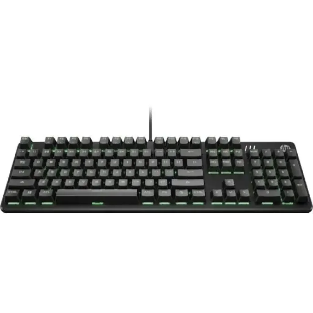Клавіатура механічна HP Pavilion Gaming 550, 104key, Red Hybrid Switch, USB-A, EN/RU, RGB, чорний (9LY71AA) UA