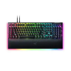 Клавіатура механічна Razer BlackWidow V4 Pro 104key, Yellow Switch, USB-A, EN, RGB, чорний (RZ03-04681800-R3M1) UA