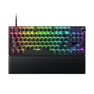 Клавіатура механічна Razer Huntsman V3 Pro TKL 8KHz, 84key, Analog Optical Switch Gen-2, USB-A, EN, RGB, чорний (RZ03-05520100-R3M1) UA