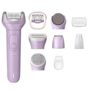 Епілятор Philips Series 9000 дисковий, аккумул., пінцет.-32, волог.+сух., насадок-6, футляр, фіолетовий (BRE728/00) UA