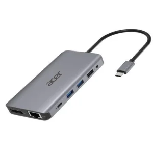 Док-станція Acer 12in1 Type C dongle: 2xUSB3.2, 2xUSB2.0, 1xSD/TF, 2xHDMI, 1xPD, 1xDP, 1xRJ45, 1x3.5 Audio, HP.DSCAB.009 UA