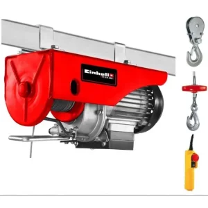 Тельфер електричний Einhell TC-EH 250 500Вт до 250кг трос 12м 9.55кг (2255130) UA