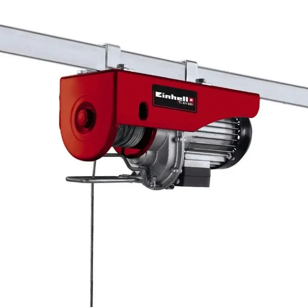 Тельфер електричний Einhell TC-EH 500 1000Вт до 500кг трос 12м 15.15кг (2255140) UA