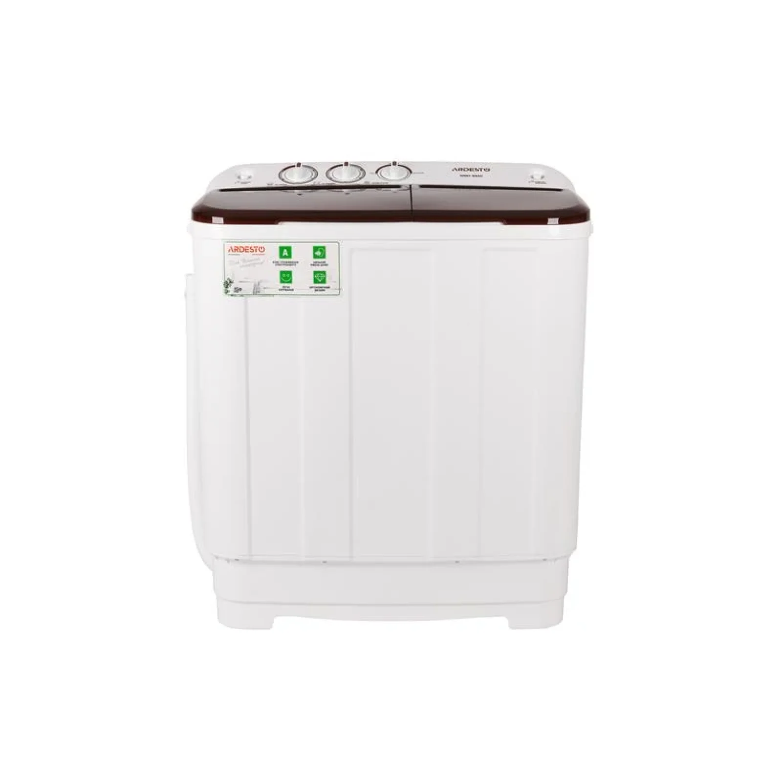 Пральна машина ARDESTO напівавтомат., 6.5кг, 1350, A, 41см, віджим, білий, WMH-B65C UA