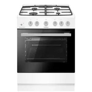 Плита Hansa газова, 67л, 60x60см, чавун, газ контр., білий (FCGW68129) UA