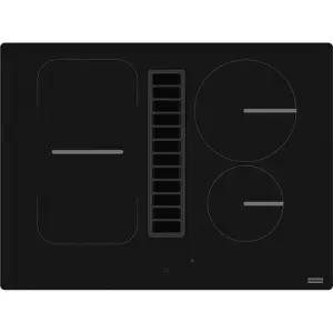 Варильна повверхня Franke індукційна, 70см, розширена зона, вбудована витяжка, Booster, 1050м.куб/год, A++, автовідключення, чорний (340.0678.203) UA