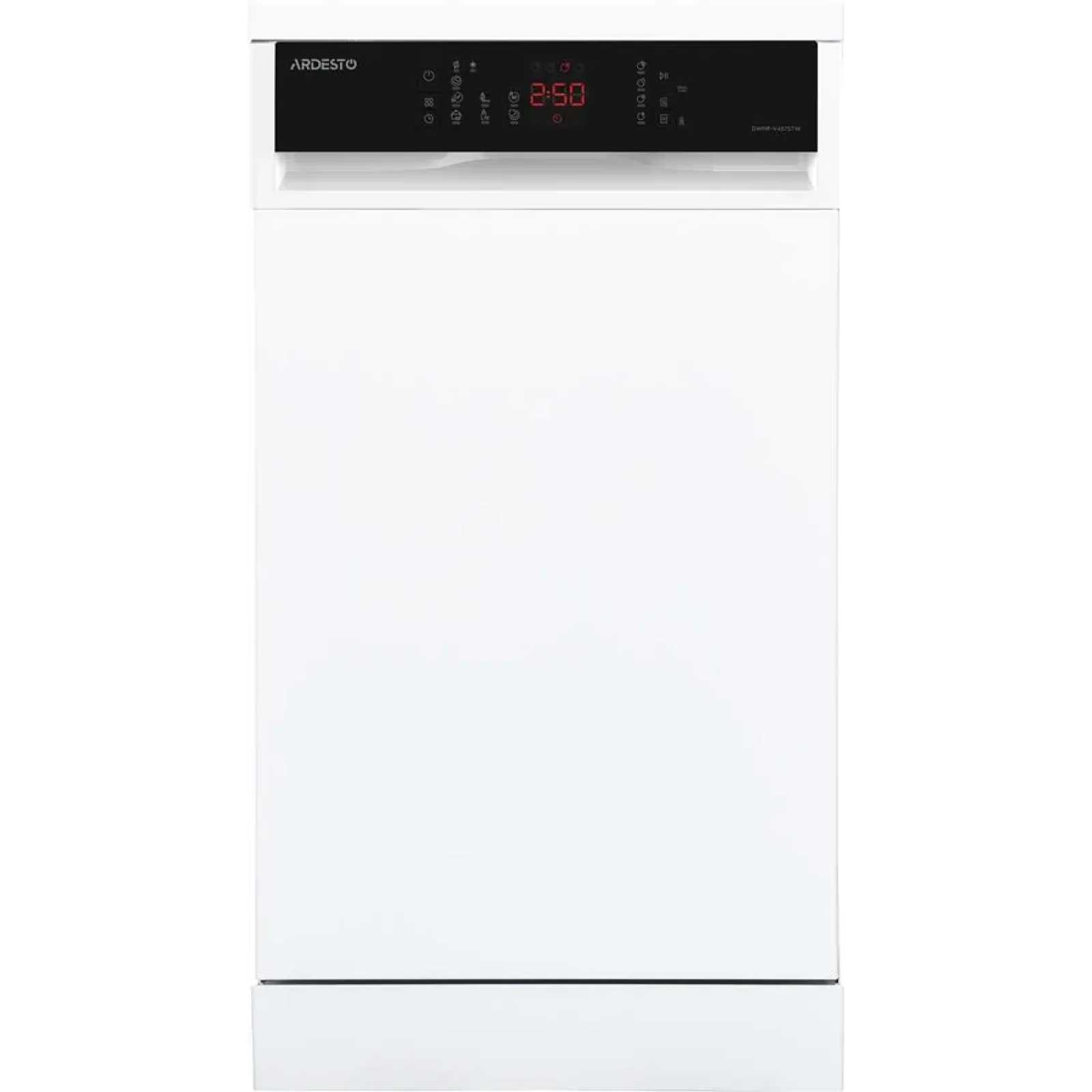 Посудомийна машина ARDESTO, 10компл., А++, 45см, дисплей, обробка парою, білий, DWMF-V457STW