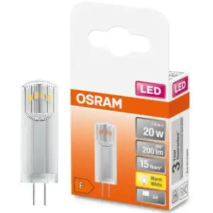 Лампа OSRAM LED G9 1.8Вт 2700К 200Лм PIN20 12В (4058075431966) UA