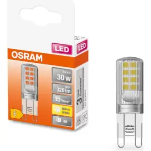 Лампа OSRAM LED G9 2.6Вт 2700К 320Лм PIN30 (4058075432338) UA