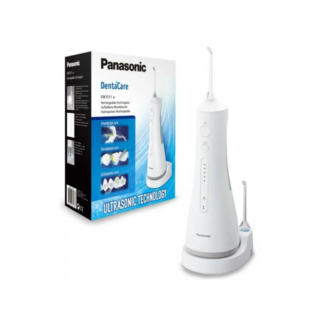 Іригатор Panasonic стаціонарний, чаша 210 мл, аккум. в компл., білий, EW1511W520 UA