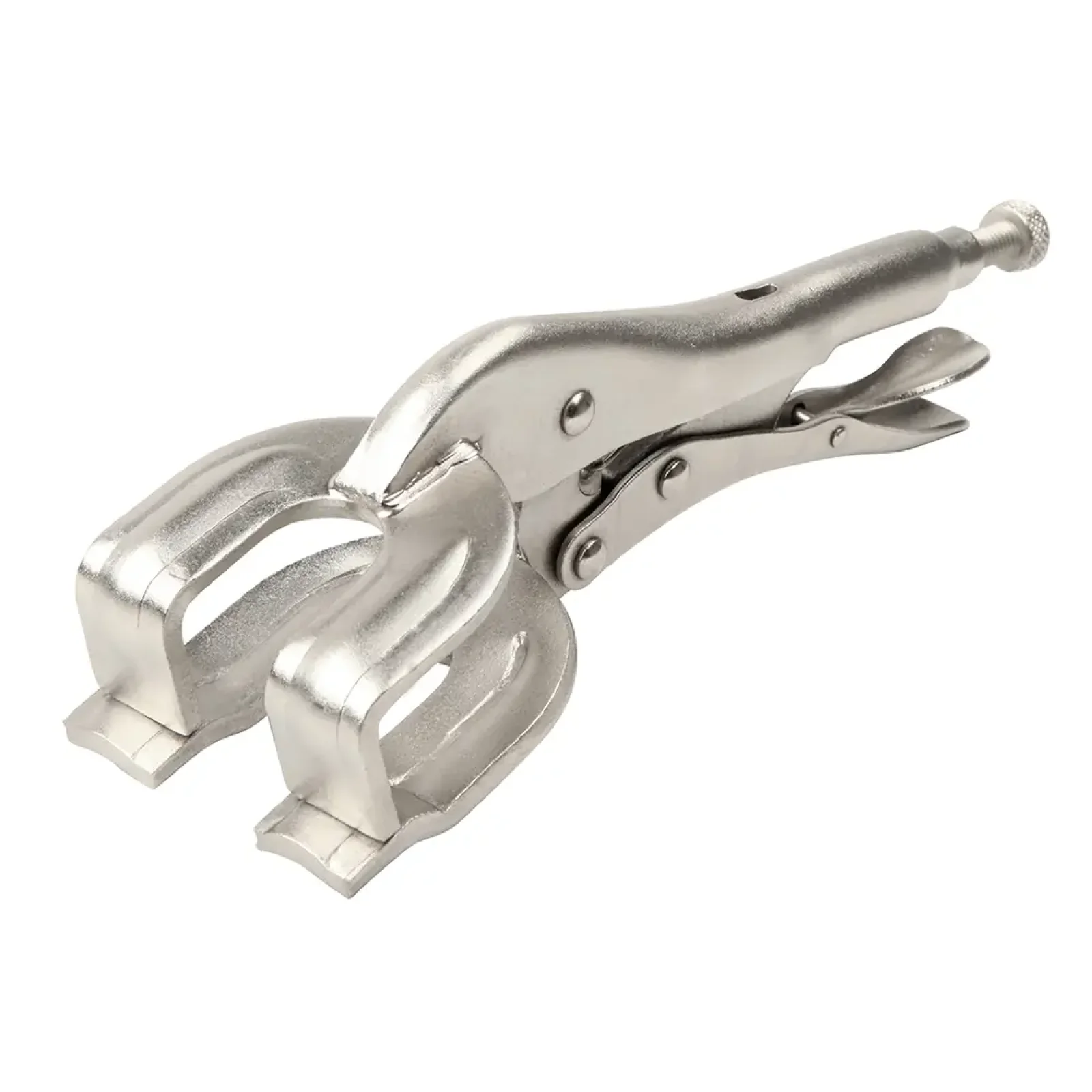 Кліщі затискні Tolsen, тип-С, 30x60мм, храповий механізм, 230мм (10057) UA