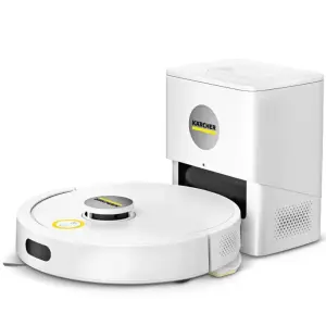 Робот-пилосос karcher RVC 3 Comfort, h=0.97см, вологе прибирання, конт пил -0.24л, вода -0.28л, автон. робота до 130хв, Bluetooth зарядна станція , білий (1.269-120.0) UA