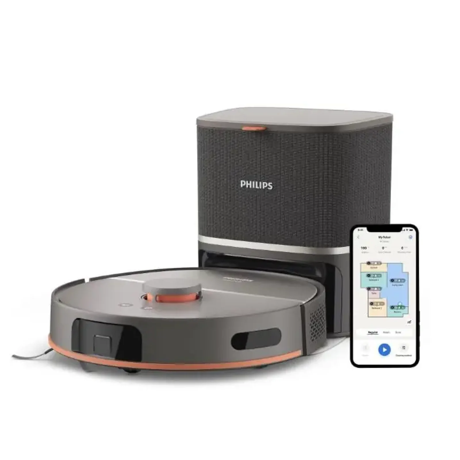 Робот-пилосос Philips Series 5000 чорний (XU5100/10) UA