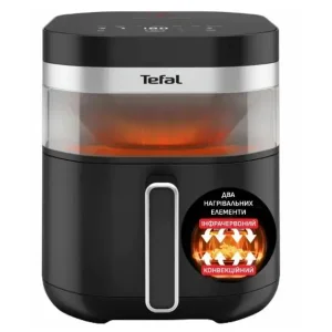 Мультипіч Tefal Easy Fry Infrared, 1850Вт, чаша-7л, сенсорне керув., 8 програм, з віконцем, пластик, чорний (EY8328E0) UA
