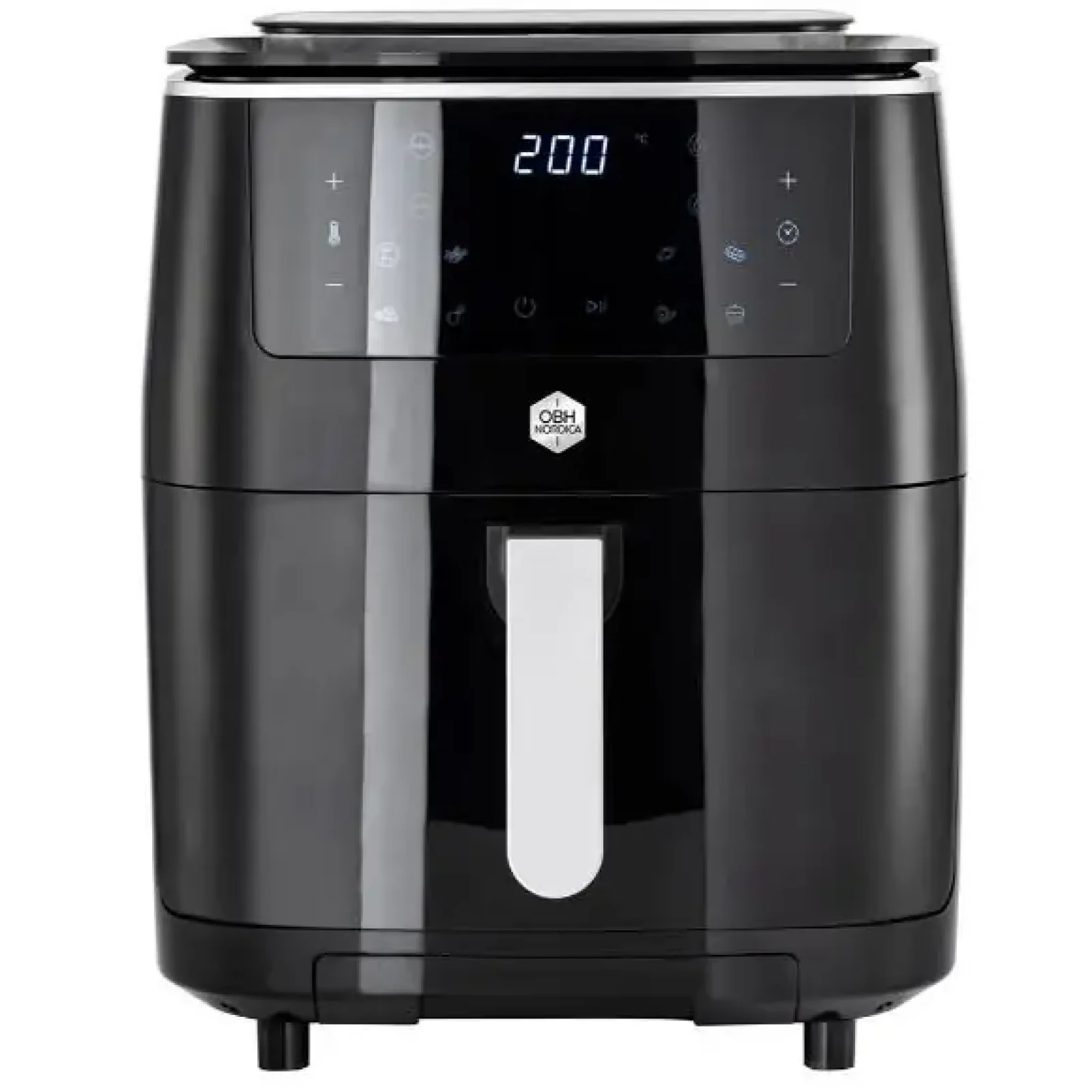 Мультипіч OBH Nordica Easy Fry&Steam Black, 1700Вт, чаша-6.5л, сенсорне керув., від 80°C до 200°C, пластик, чорний (FW2018S0) UA