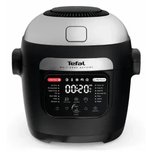 Мультиварка-мультипіч Tefal Multicook Actifry, 1334Вт, чаша-6л, сенсорне керув., 14 програм, метал/пластик, Black (MY741CF1) UA