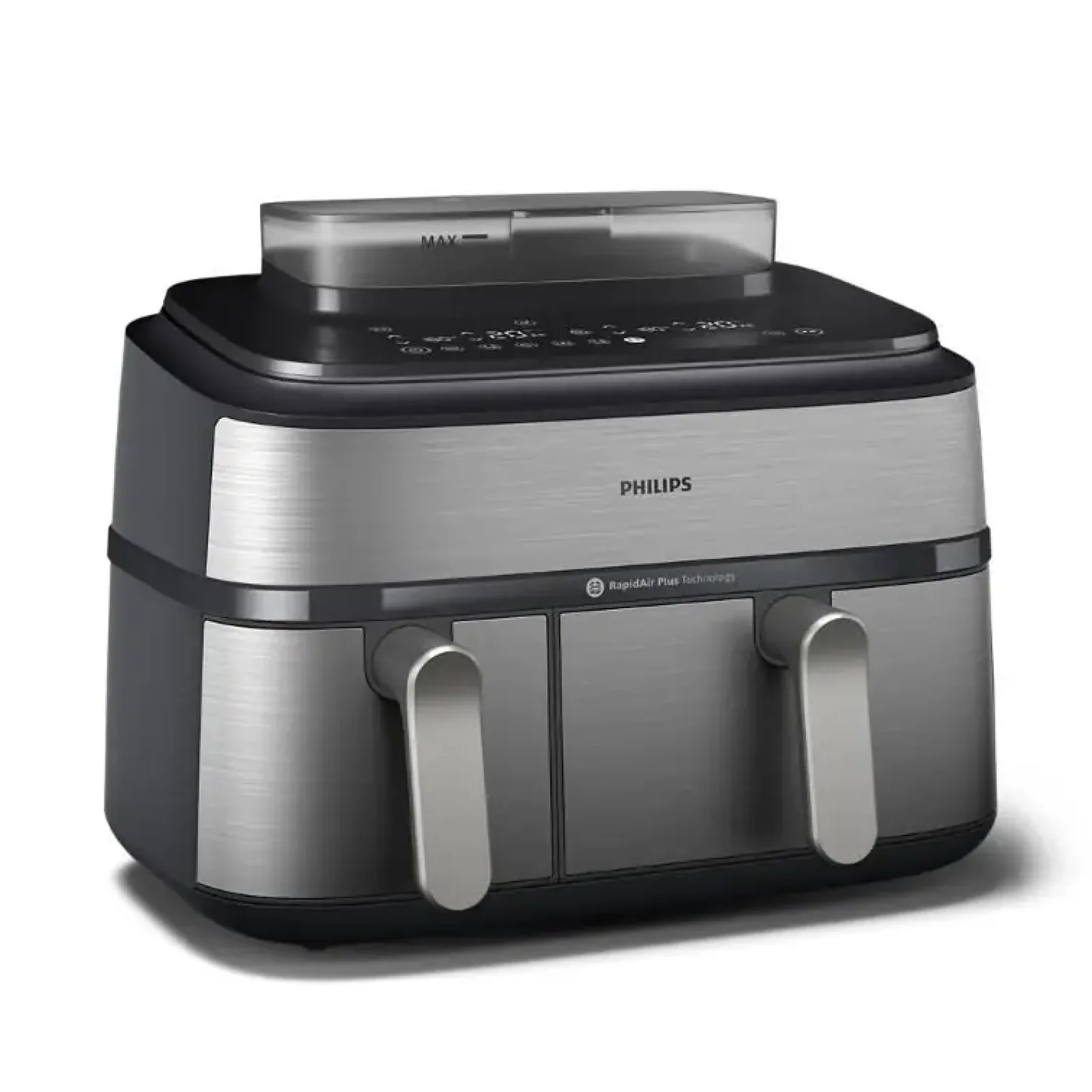 Мультипіч Philips Ovi Dual Steam 2750Вт, чаша-3+6л, сенсорне управл., 12 авто. программ, пластик/метал (NA555/00) UA
