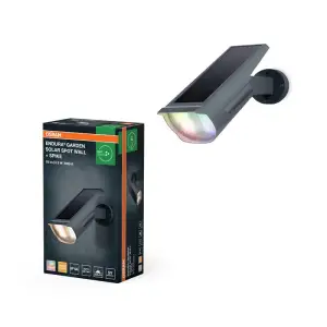 Світильник автономний OSRAM ENDURA GARDEN SOLAR SPOT RGBW 0.5Вт 3000К 55Лм IP44 чорний (4099854455636) UA