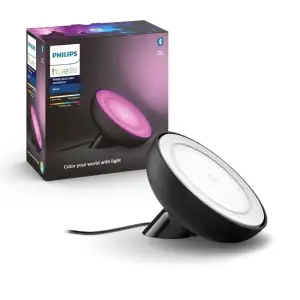 Світильник настільний розумний Philips Hue Bloom, 2000K-6500K, RGB, ZigBee, Bluetooth, димування, чорний, 929002376001 UA