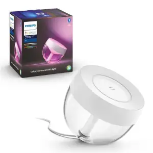 Світильник настільний розумний Philips Hue Iris, 2000K-6500K, RGB, ZigBee, Bluetooth, димування, білий, 929002376101 UA