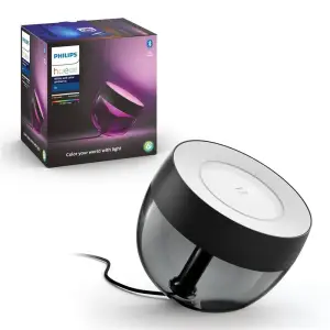 Світильник настільний розумний Philips Hue Iris, 2000K-6500K, RGB, ZigBee, Bluetooth, димування, чорний, 929002376201 UA
