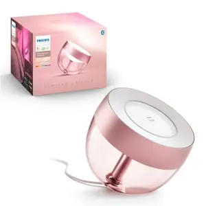 Світильник настільний розумний Philips Hue Iris, 2000K-6500K, RGB, ZigBee, Bluetooth, димування, рожевий, 929002376301 UA