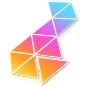 Набір настінних світильників Govee H6067 Tri-angle Light Panels 10шт RGB Білий, B6067301 UA