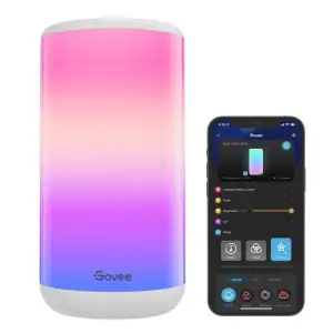 Настільний світильник розумний Govee H6052 Aura Desk Lamp, RGBICWW, WI-FI/Bluetooth, білий, H60523D1 UA