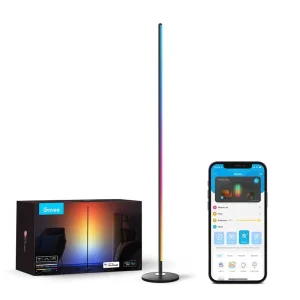 Торшер розумний Govee H6076, 1000Lm, RGBICW, WI-FI/Bluetooth, чорний, H6076312 UA