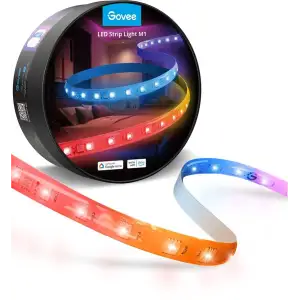 Стрічка світлодіодна розумна Govee H61E1 16.4ft RGBICW LED Strip Lights 5м Білий, H61E13D1 UA