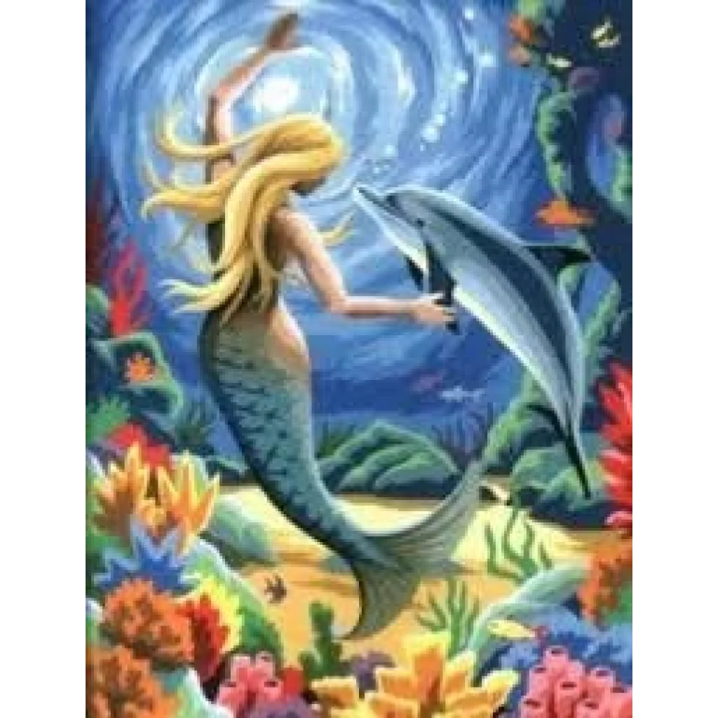 Набір для творчості Sequin Art PAINTING BY NUMBERS JUNIOR Русалки, SA0127 UA