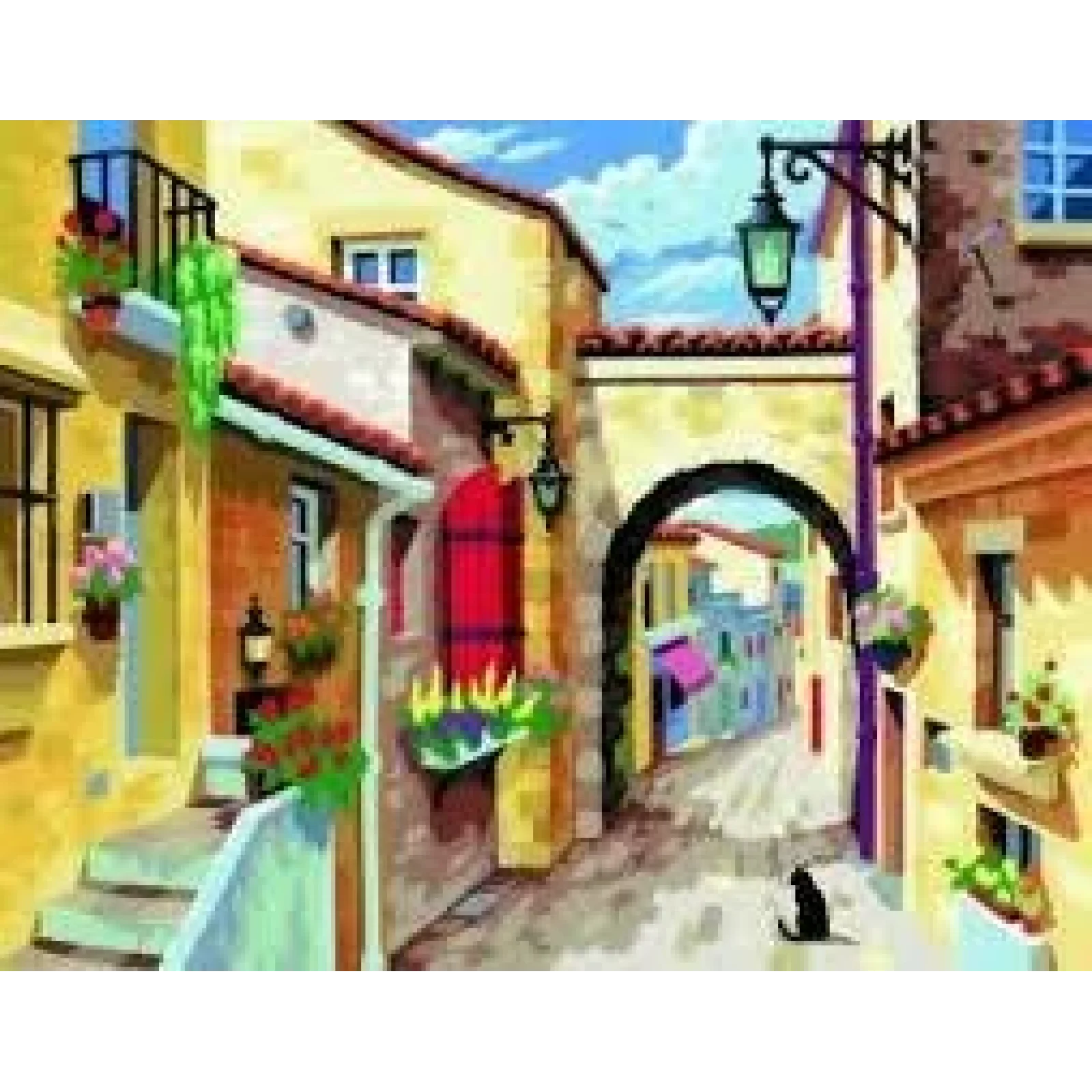 Набор для творчества Sequin Art PAINTING BY NUMBERS SENIOR Тихая улица SA0129 UA