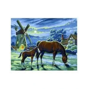 Набір для творчості Sequin Art PAINTING BY NUMBERS SENIOR Вечірнє пасовище SA0429 UA
