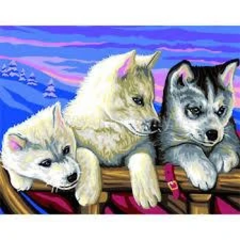 Набір для творчості Sequin Art PAINTING BY NUMBERS SENIOR Ескімоси SA1036 UA