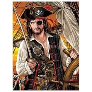 Набір для творчості Sequin Art PAINTING BY NUMBERS JUNIOR Пірат, SA1108 UA