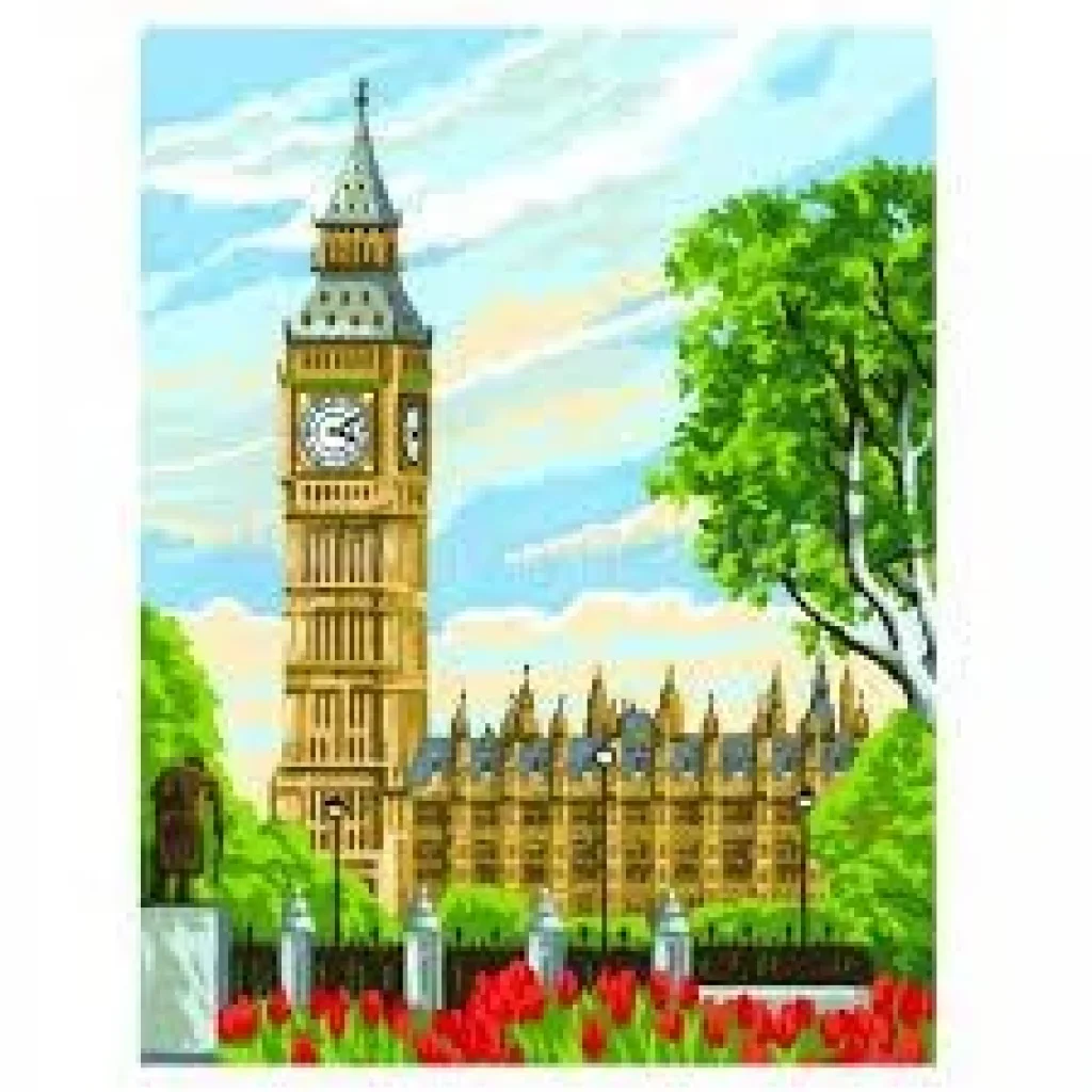 Набір для творчості Sequin Art PAINTING BY NUMBERS JUNIOR Біг Бен SA1331 UA