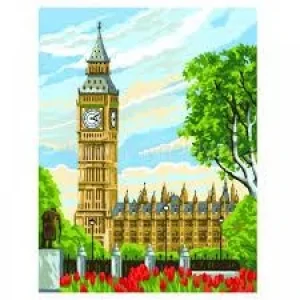 Набір для творчості Sequin Art PAINTING BY NUMBERS JUNIOR Біг Бен SA1331 UA