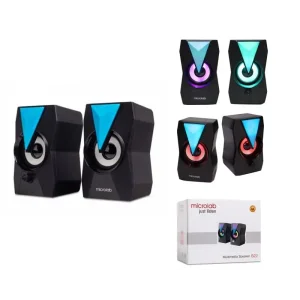 Акустична система MICROLAB B-22 2.0, USB, mini-jack, чорний UA