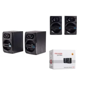 Акустична система MICROLAB B-23 2.0, USB, mini-jack, дерево UA