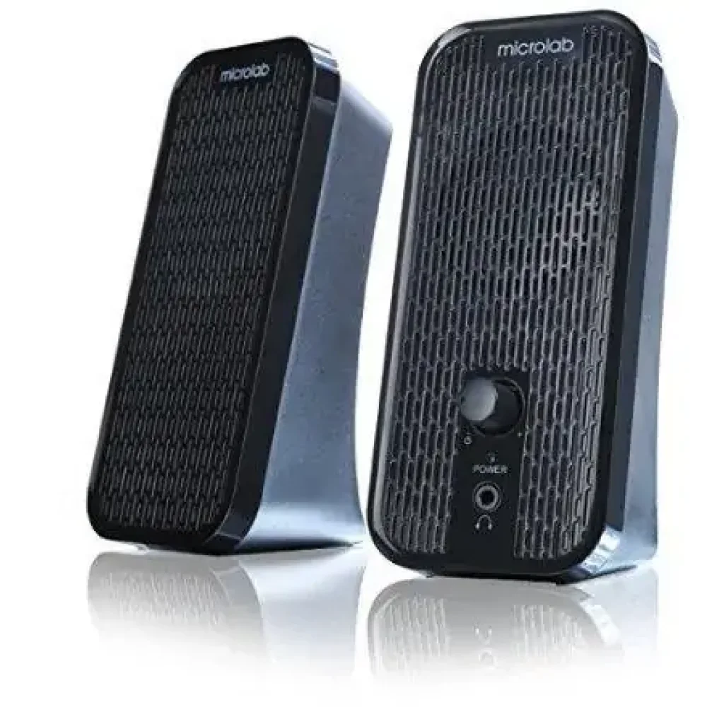Акустична система MICROLAB B-55 2.0, USB, mini-jack, чорний (B-55-Black) UA