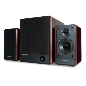 Акустична система MICROLAB FC-330 2.1, 56W, mini-jack, дерево UA