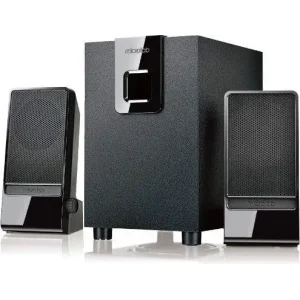 Акустична система MICROLAB M-100 2.1, 10W, mini-jack, чорний UA