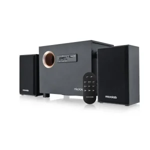 Акустична система MICROLAB M-105R 2.1, 10W, mini-jack, пк, чорний UA