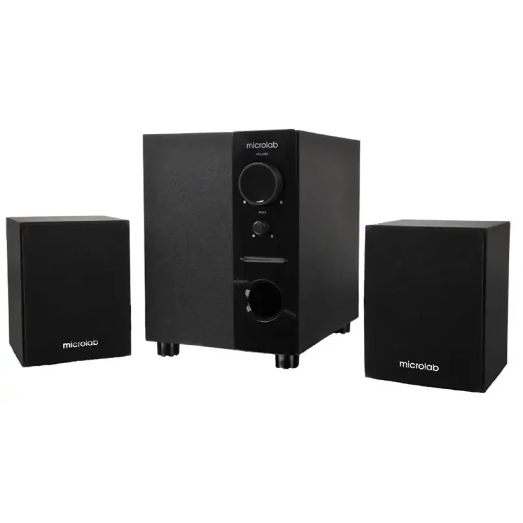 Акустична система MICROLAB M-109 2.1, 10W, mini-jack, чорний UA