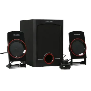 Акустична система MICROLAB M-111 2.1, 12W, mini-jack, чорний (M-111-Black) UA