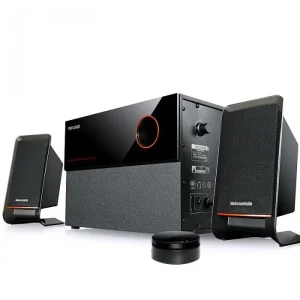 Акустична система MICROLAB M-200 2.1, 40W, mini-jack, чорний UA