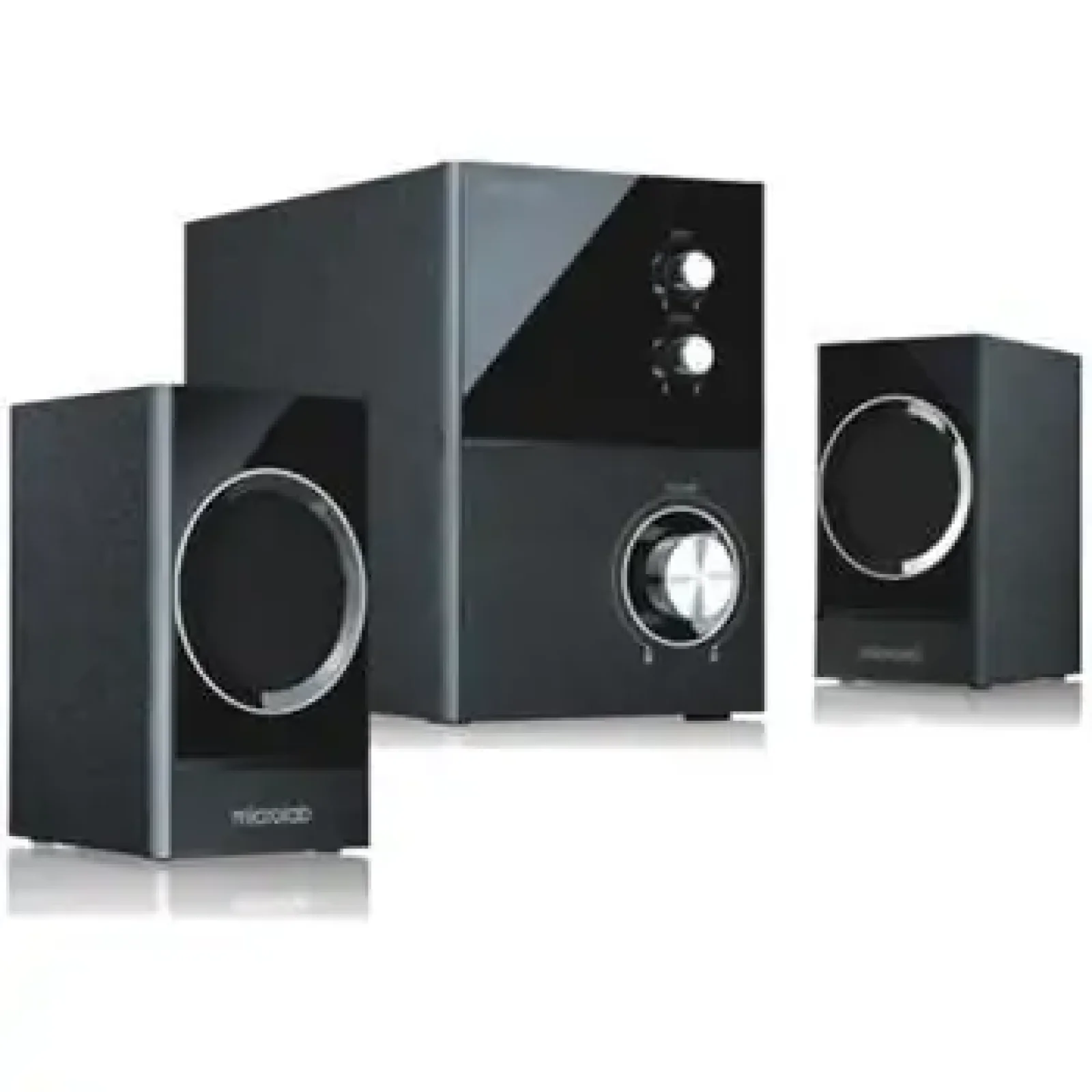 Акустична система MICROLAB M-223 2.1, 17W, mini-jack, чорний UA