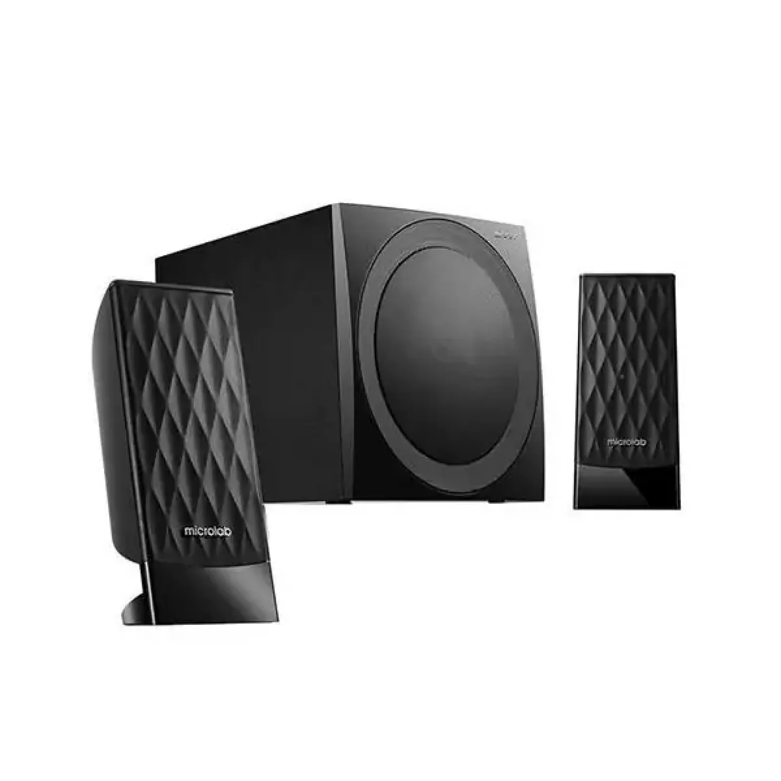 Акустична система MICROLAB M-300 2.1, 38W, mini-jack, чорний UA